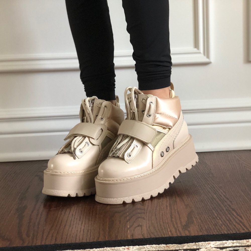 FENTY Puma x Rihanna platform sneaker boots